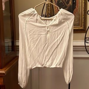 Blue Rain Crop XXS NWOT